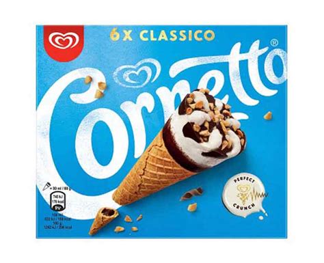 Cornetto Classico Ice Cream Cones 6x90ml - Eckos Online