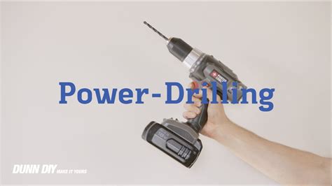 How To Use A Power Drill | DIY Power Drill | Dunn DIY