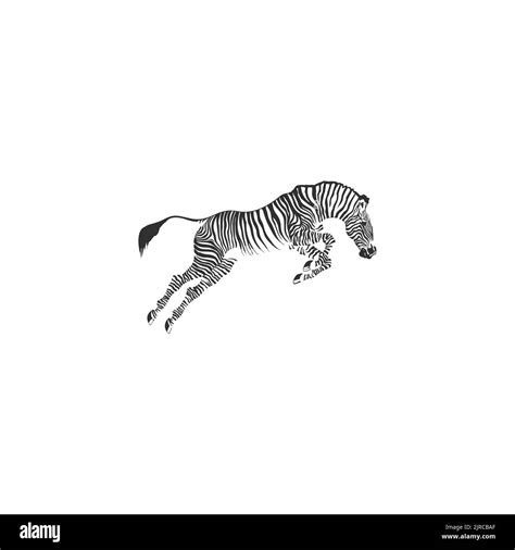 Zebra Logo Design Inspiration. Zebra logo on white background Stock Vector Image & Art - Alamy