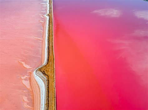 This stunning pink lake in Australia is all natural