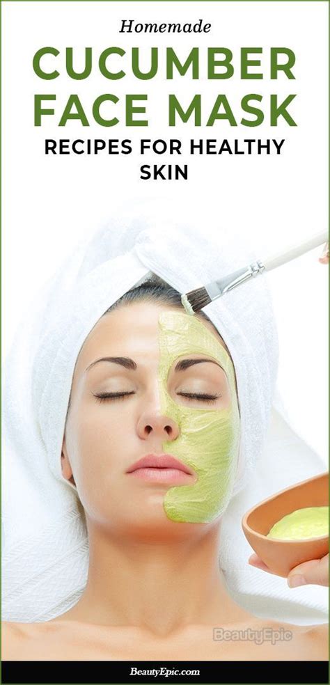 Cucumber Face Mask: Benefits and Homemade Face Mask Recipes #AvocadoFaceMaskRecipe in 2020 ...