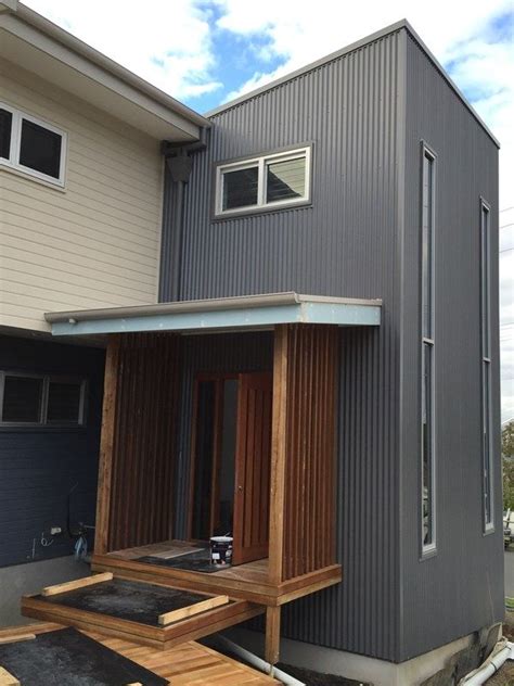 TIP: "Colorbond cladding (Basalt) provides a very distinctive and eye catching feature enhancing ...