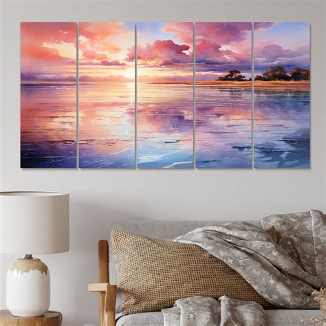 DesignArt Clouds Ethereal Drift - Landscapes Metal Wall Decor Set | Wayfair