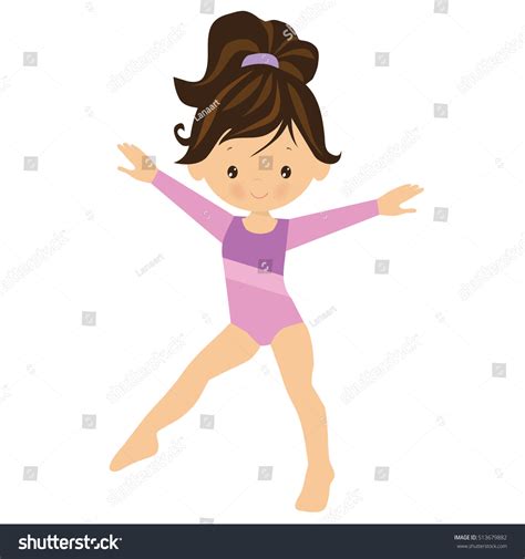 Gymnastics Vector Cartoon Illustration 库存矢量图（免版税）513679882 | Shutterstock