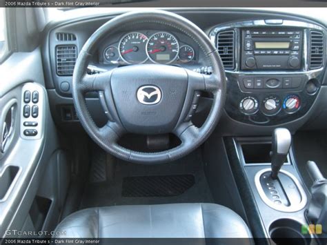 Dark Flint Gray Interior Dashboard for the 2006 Mazda Tribute s ...