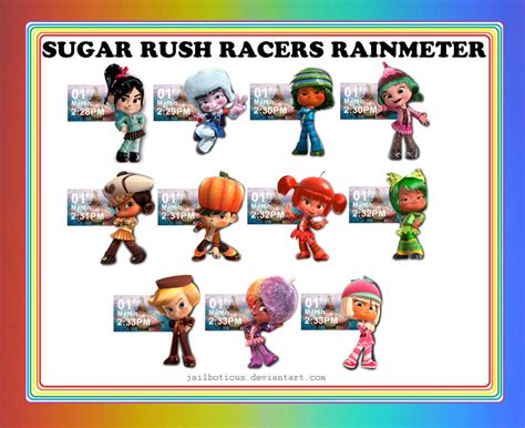 Sugar Rush Racers Clock by Jailboticus on DeviantArt