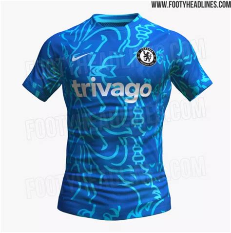 New Chelsea kit 2022/23: Home shirt leaked, unique training top ...