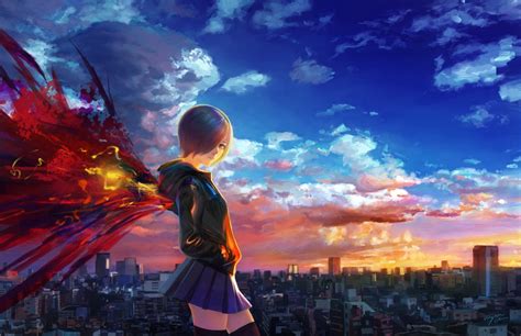 Tokyo Ghoul wallpaper, anime, Tokyo Ghoul, Kirishima Touka HD wallpaper ...