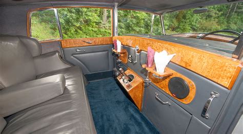 Interior of 1947 Rolls Royce - Atlantic Limo