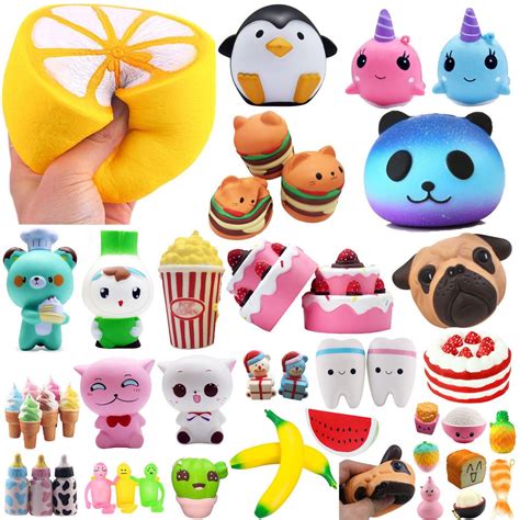 Lot Wholesale Jumbo Squishy Soft Slow Rising Squeeze Pressure Relief ...