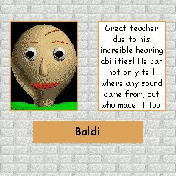 Image - Baldi Poster.png | Baldi's Basics In Education & Learning Wiki | FANDOM powered by Wikia