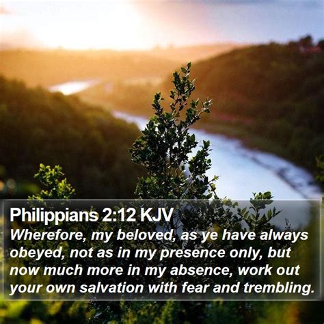 Philippians 2:12 KJV Bible Verse Images