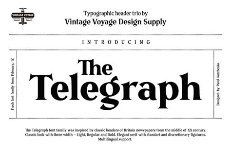 Most Popular Newspaper Fonts