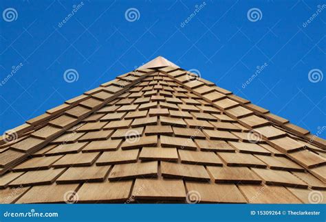 Wooden Cladded Roof stock photo. Image of pattern, original - 15309264