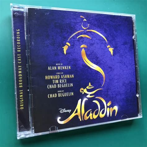 DISNEY ALADDIN BROADWAY Cast Soundtrack CD Chad Beguelin Alan Menken ...