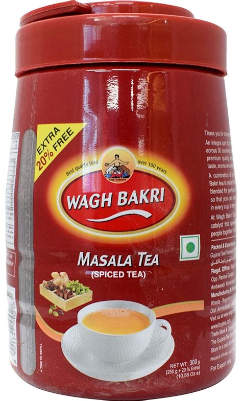 Wagh Bakri Masala Tea Spiced Tea Leaves in Export Pack,300 grams / 10.58 oz - Walmart.com