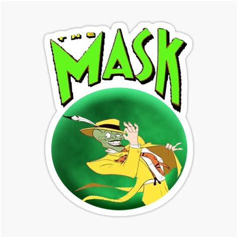 "The Mask: The Animated Series" Sticker for Sale by IckObliKrum92 ...