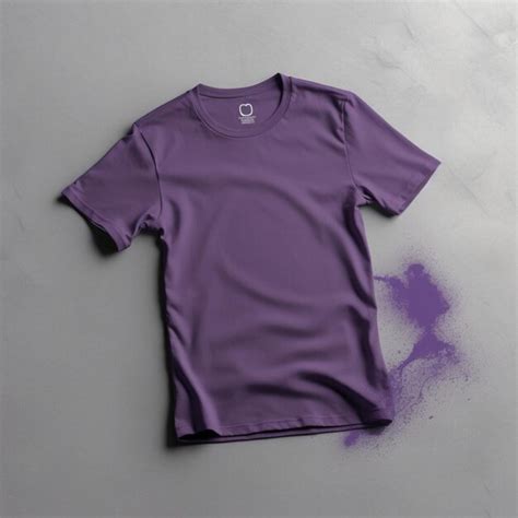 Premium AI Image | Purple Tshirt Mockup Shirt mockup set purple tee ...