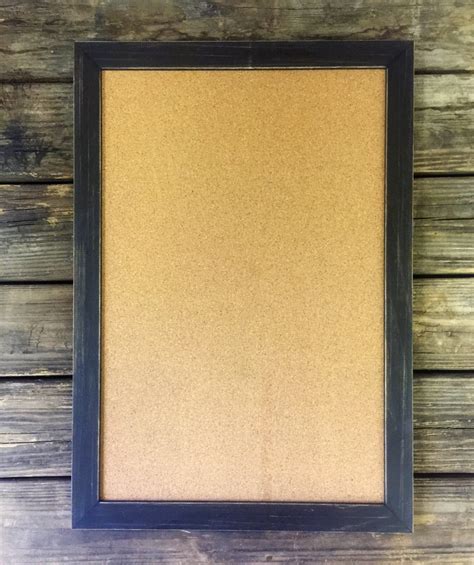 Large Cork Board-Cork Board-Rustic Cork Board-Framed Cork