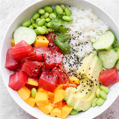 Tuna Poke Bowl - The Wooden Skillet