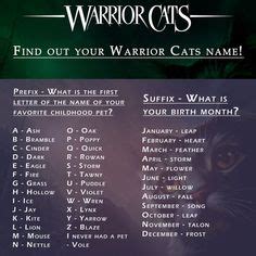 8 ideeën over Warrior cats names generator | krijgers katten, katten ...