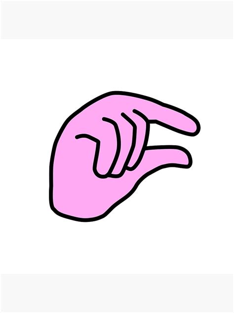 "Pinching Hand Emoji" Art Print by Shirtpost-Co | Redbubble