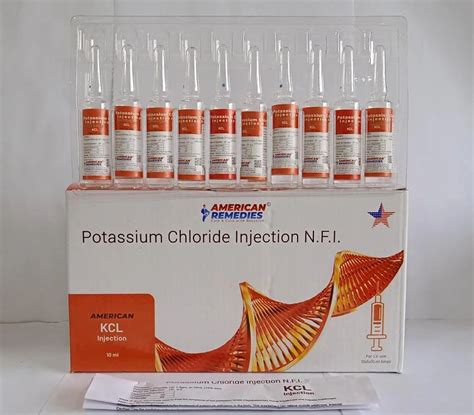 Potassium Chloride Injection at best price in Mumbai by NTL Pharma | ID ...