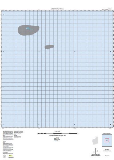 Buy 3672-4 Topographic Map by Landgate (2015) – The Chart & Map Shop