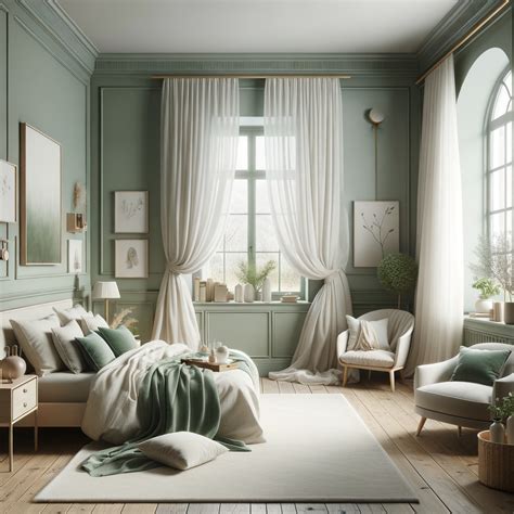 13+ Top Curtain Colors for Your Sage Green Comforter - DreamyHomeStyle