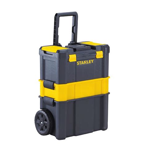 Stanley Essential 19 in. 3-in-1 Detachable Tool Box Mobile Work Center ...