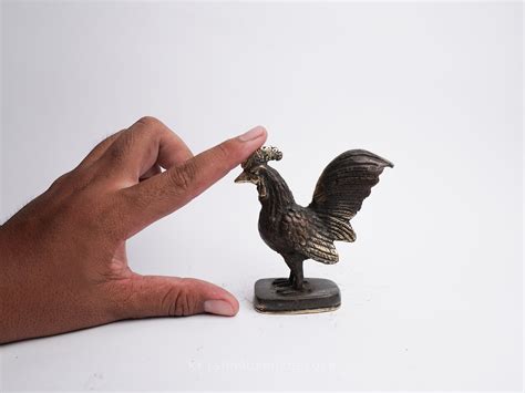 SALE Chicken Rooster Statue Bronze Sculpture Handmade - Etsy