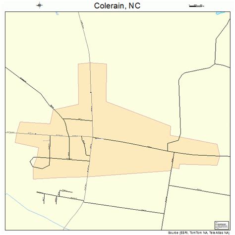 Colerain North Carolina Street Map 3713560