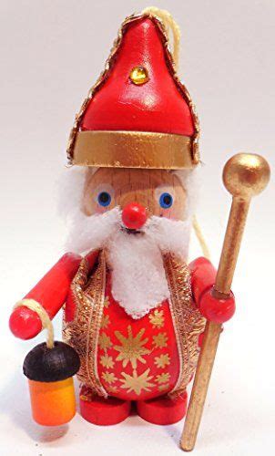 Steinbach Handmade Christmas Ornament Collectible Wooden Ceremonial Santa Claus 4 Inches Tall ...