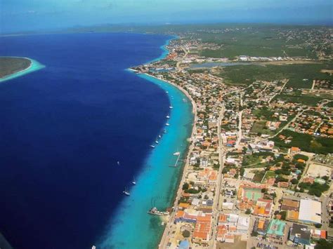 Aerial Kralendijk - Bonaire Luxury Villa Apartments