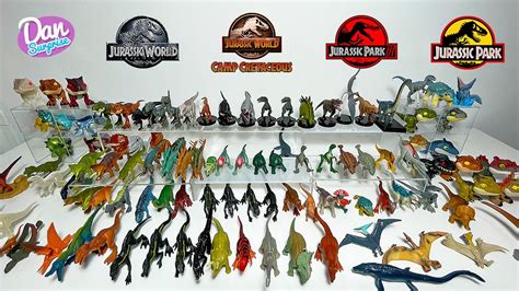 100 Jurassic World Mini Dinosaurs - YouTube