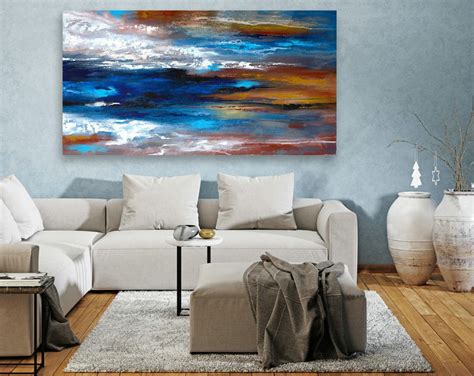 Extra Large Original Painting on Canvas, Large Abstract Painting ...