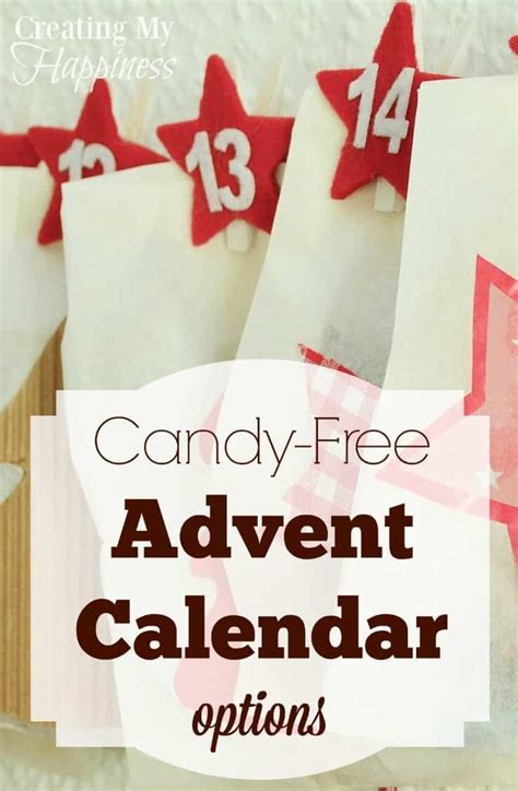 Candy-Free Advent Calendar Options | Creating My Happiness