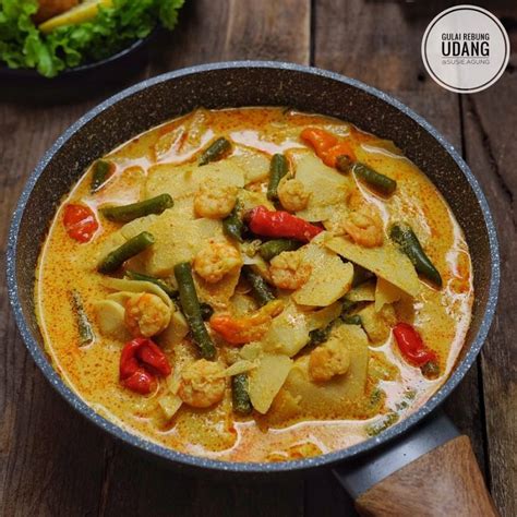 Gulai Rebung Udang, Menu Spesial Gurih nan Menggoda Selera - Resep Kekinian