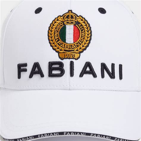 Fabiani Logo & Crest White Cap – Sneakertwenty4