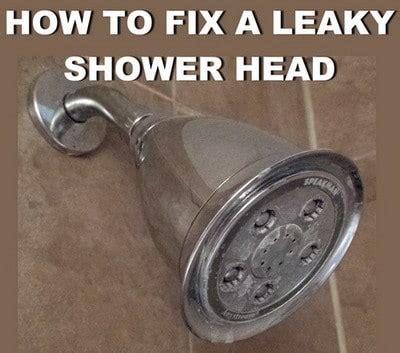 How To Fix A Leaky Shower Head Fast And Easy | RemoveandReplace.com