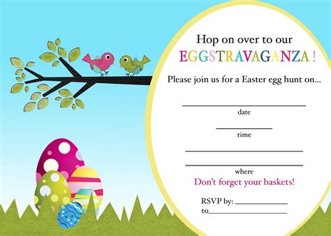 Creatively Quirky at Home: FREE Easter Egg Hunt Printable invitations Free Party Invitations ...