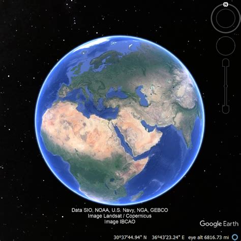 Middle East Google Earth | U.S. Geological Survey