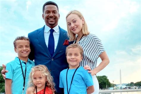 Alfonso Ribeiro Celebrates Fourth of July with Wife and Kids in Washington D.C.