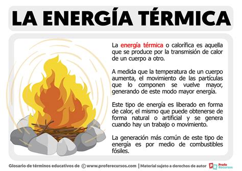 ¿Qué es la Energía Térmica?