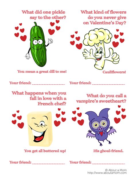 Printable Funny Valentines Day Cards