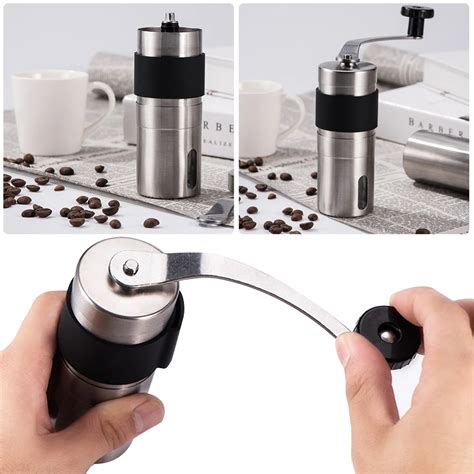 Manual Coffee Grinder Stainless Steel Hand Grinder Bean Miller Coffee Bean Grinding Machine for ...