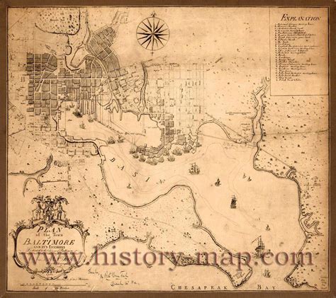 Baltimore in the 1700's | Baltimore, Map, Old maps