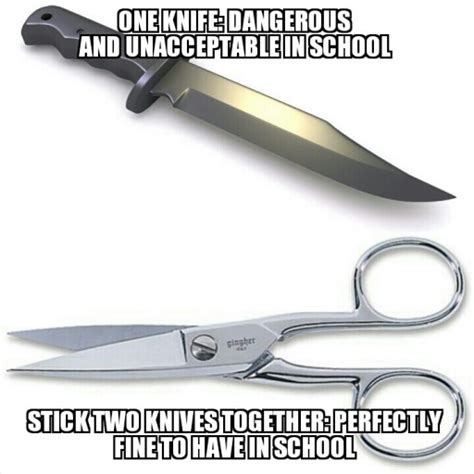 Knife and a pair of knife - Meme by UpcomingObama :) Memedroid