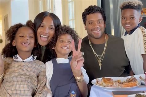 Ciara and Russell Wilson Spend Thanksgiving with Their Kids