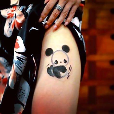 Panda Baby Tattoo Idea